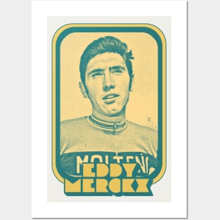 Eddy Merckx // Retro Cycling Fan Art Design Posters and Art